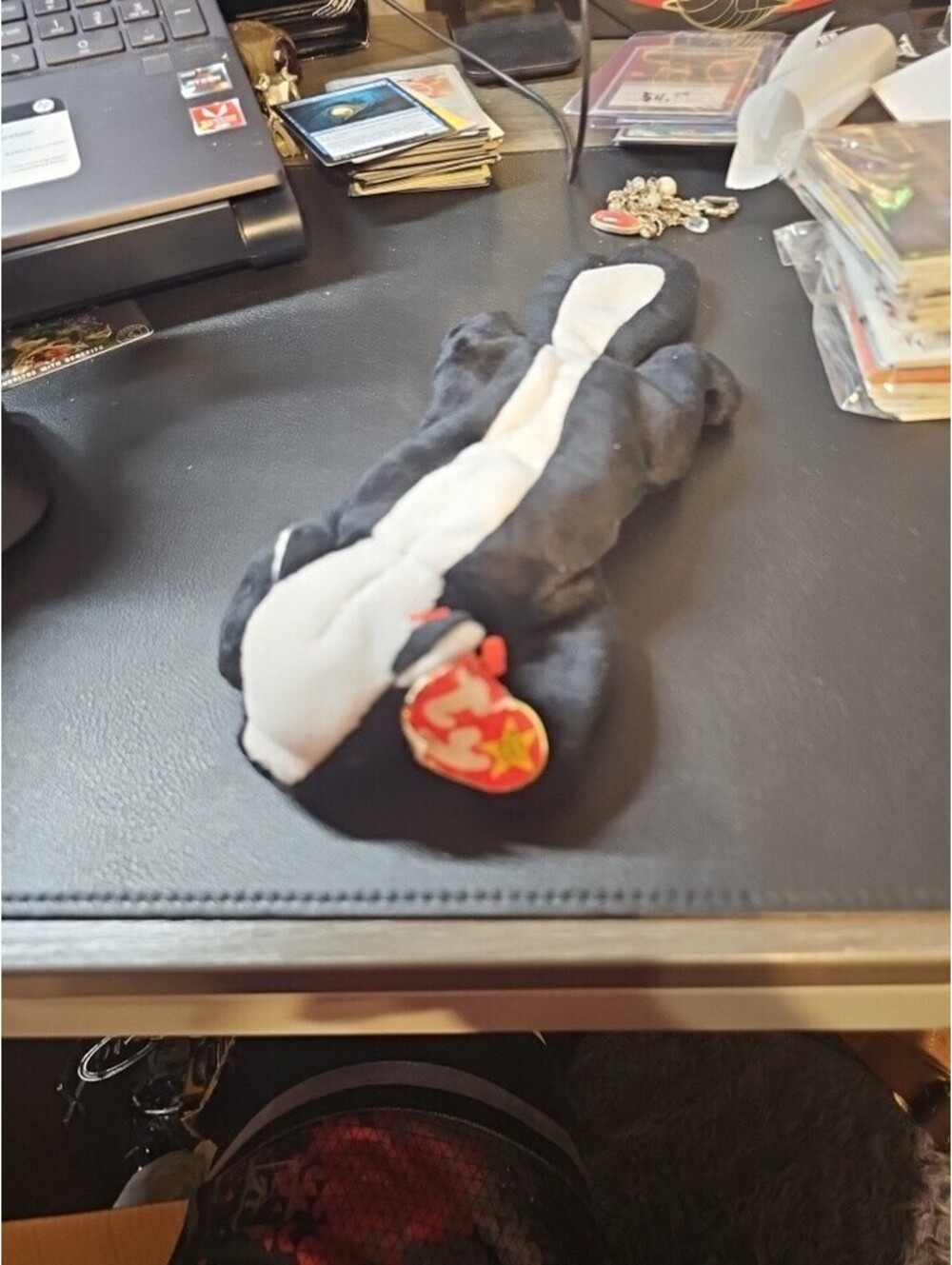 Ty Beanie Babies “Stinky” The Skunk - PE Pellets - 1995